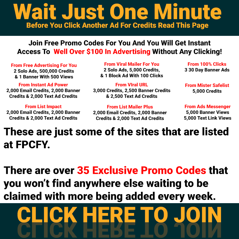 Free Promo Codes For You
